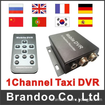 1 Channel SD Card DVR for Car Bus and Taxi, Mobile DVR, D1 Realtime Recorder